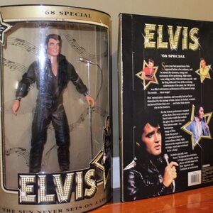 Set of 2 Elvis Presley ’68 Special Collector Edition Dolls – Mattel – NIB